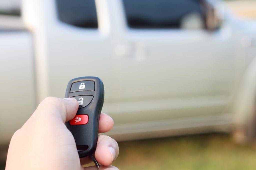 Control de alarma de carro